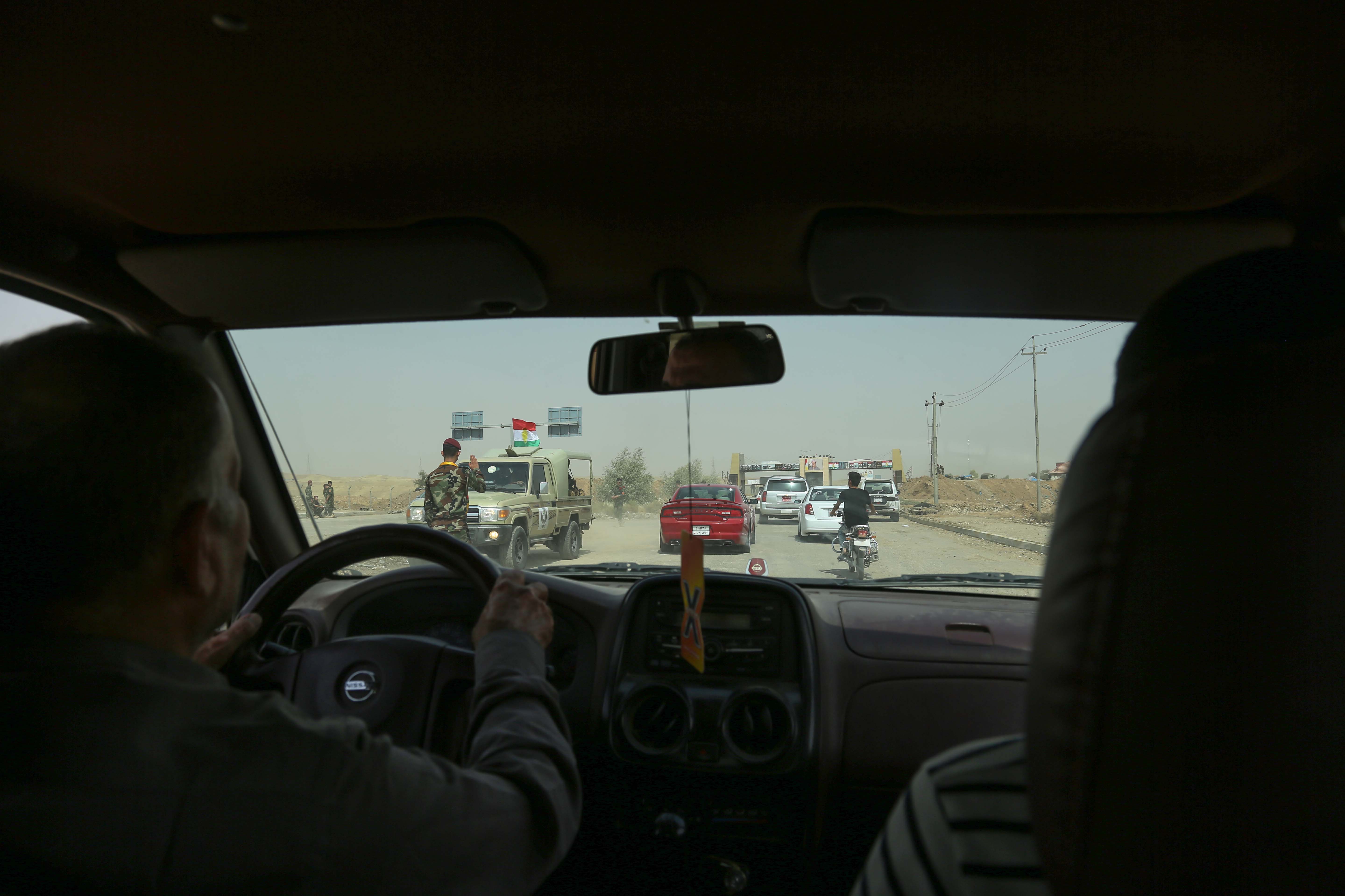 The Erbil-Kirkuk highway was officially reopened on Aug. 19 morning after 10 months of shutting down. (Photo: Kurdistan 24/Shvan Harki)